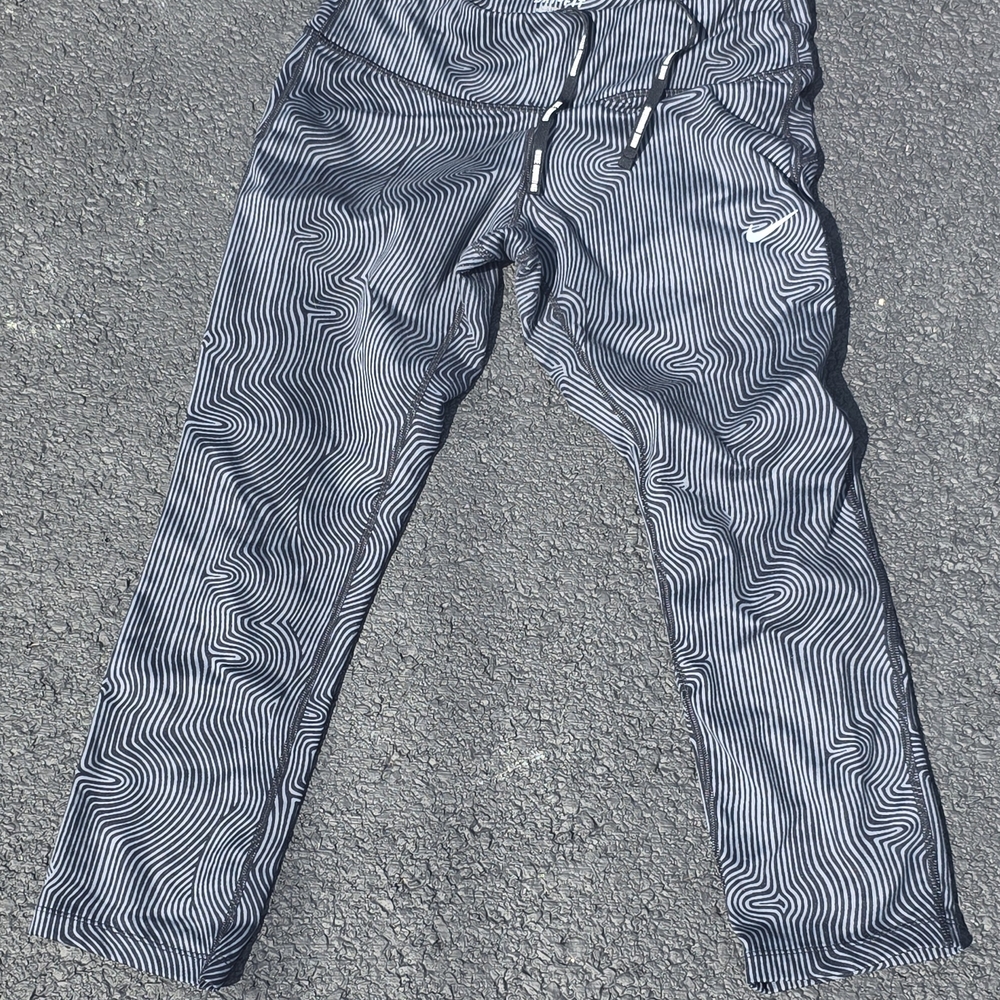 Nike Black and Gray Dri-FIT Pants